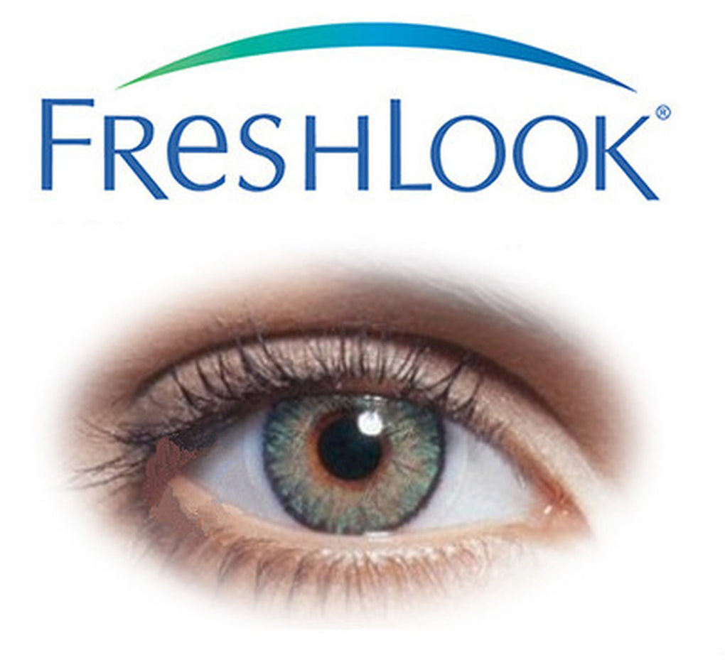 Lentes de contacto top freshlook verdes